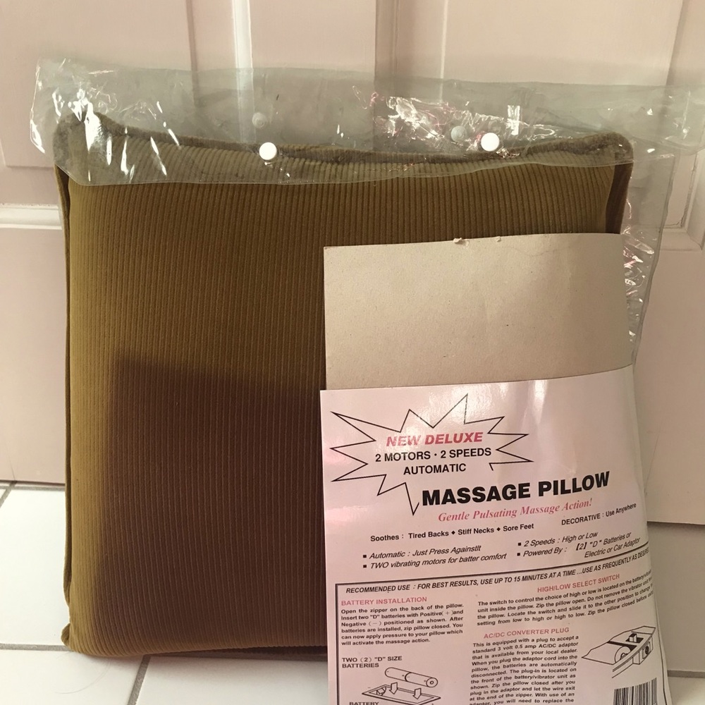 NWT Massage Pillow